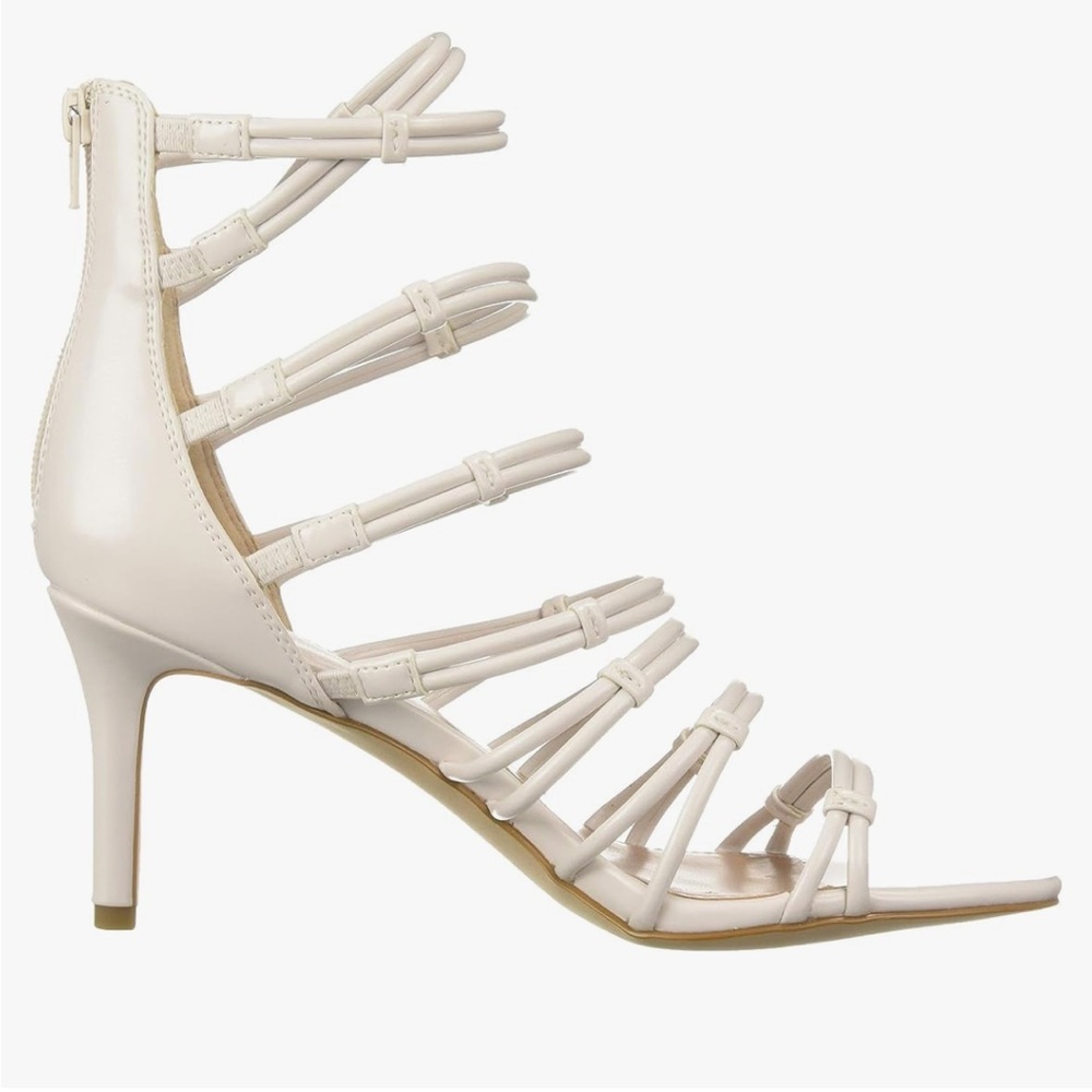 BCBG Generation Women's Maria Strappy Sandal Pump, Chalk color. Size 8. NEW!